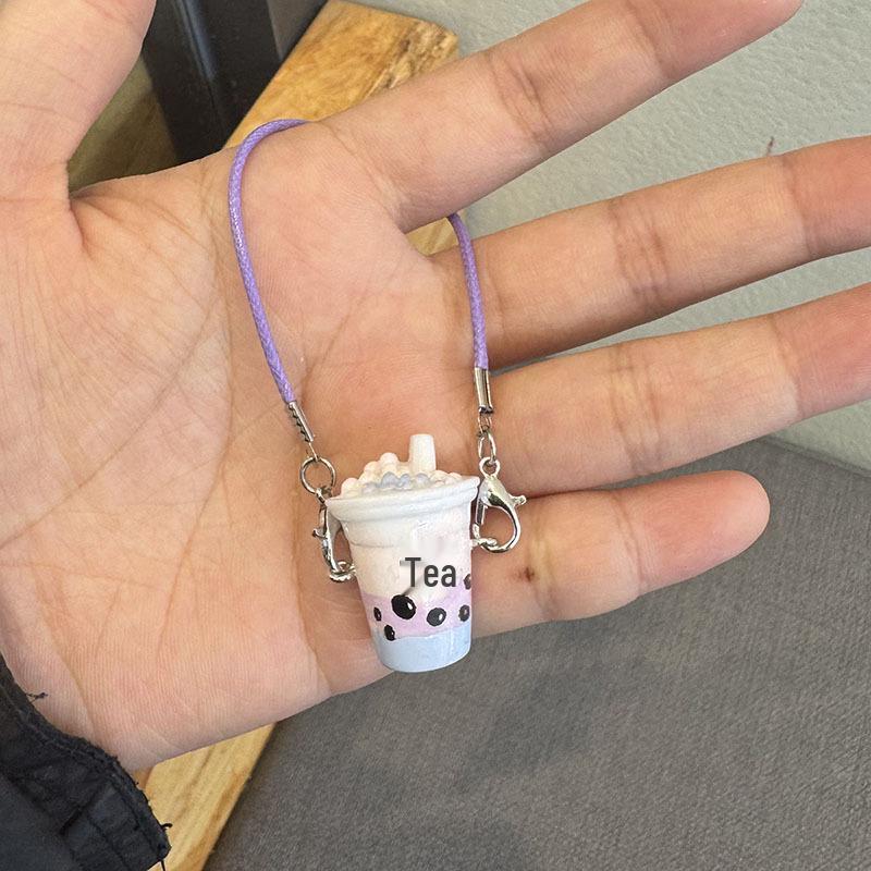 

Miniature Milk Tea Cup Dollhouse Accessories Pendant