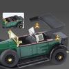 1/24 Rolls-Royce Phantom I Alloy Classic Luxy Car Model Diecast Metal Toy Retro Old Vehicles Car Model Sound and Light Kids Gift