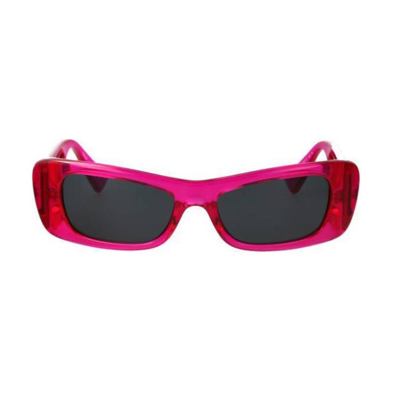Versace Brand Logo Acetate Rectangular Sunglasses Women's Pink 16554754 0VE4481 543487-Pink F