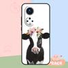 Cute Cartoon Cow Case For Honor Magic 5 6 7 8 Lite Honor 400 Pro 200 50 70 90 X8c X9a X9b X9c X9d Win RT Cover