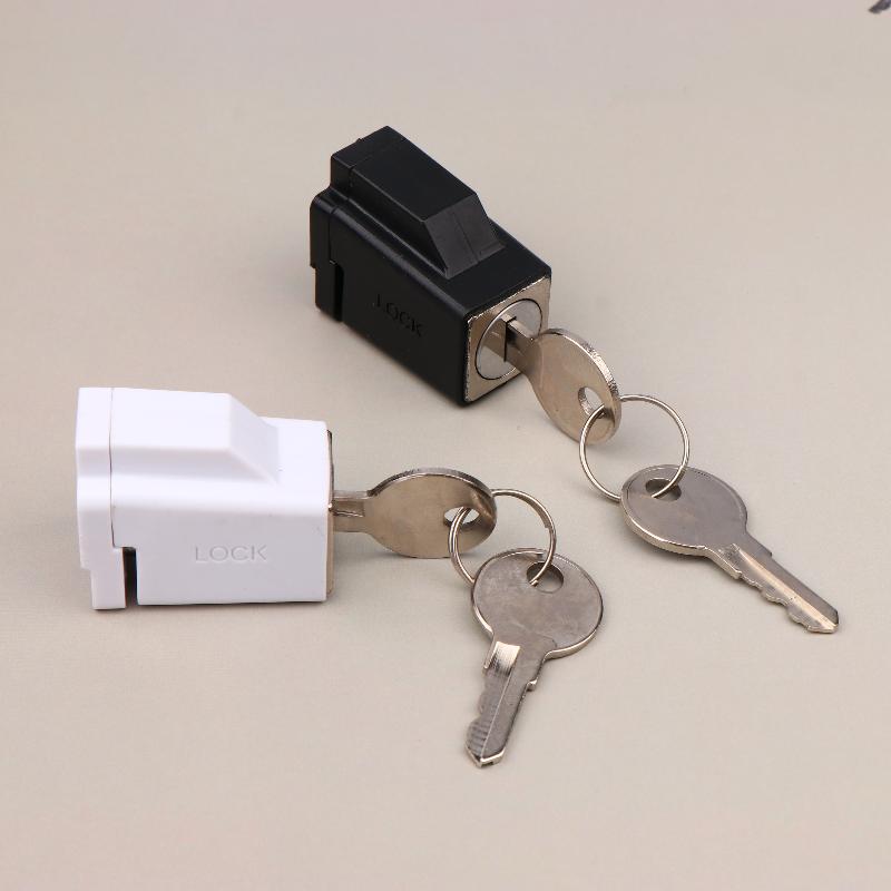 Aluminum Alloy Window Locks With 2 Keys Window Restrictor Lock Durable Portable Practical Exquisite For Hospital Bank