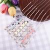 Geformte Metallkettengliedermaske Anti-Verlust-Ketten Brillenband Perlen-Sonnenbrillenketten Liebesbrillenketten