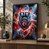 Beşiktaş FC Diamond Painting Kit 5D Full Drill DIY Diamond Mosaic Wall Art Home Decor
