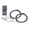 RGB LED Işık Halkası Bluetooth Müzik Senkronizasyonu 400 Efekt 8 Renk LED Şerit Işıklar Uygulama Kontrollü