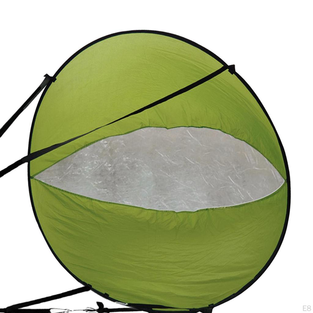 42‘’ Folding Popup Board Wind Paddle Easy Setup Sail Kayak Downwind Kit Canoe