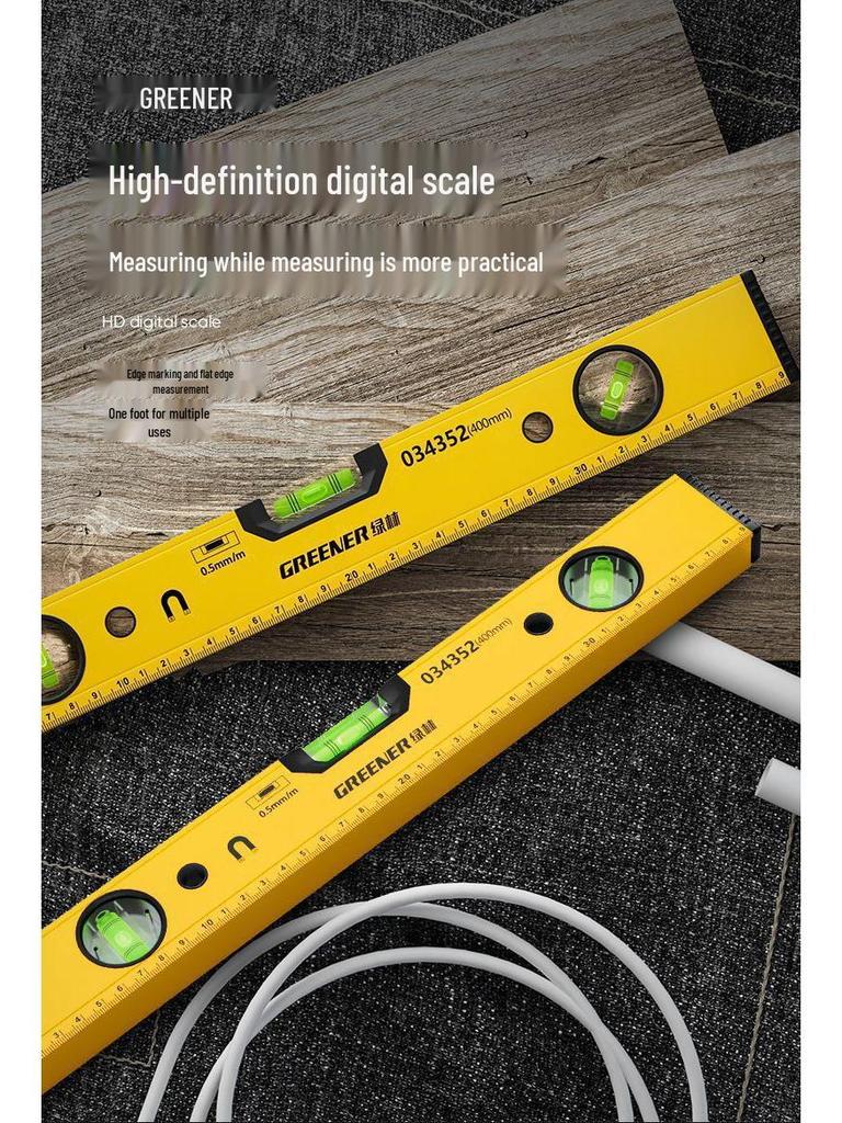 High Precision Magnetic Spirit Level Inclinometer - Aluminum Angle Square Tool