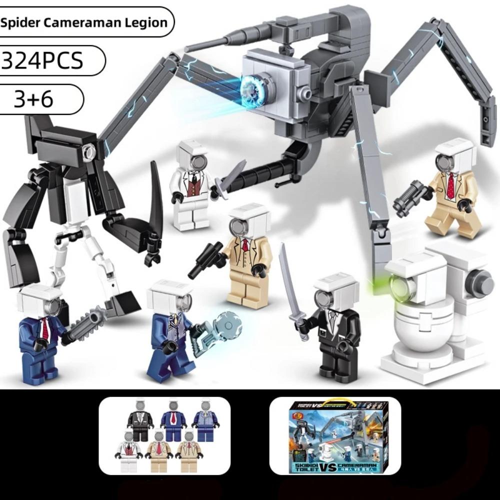 Mutant Titan Camera Man Building Blocks Cartoon or Game Doll Kids Toys Speaker Camera Titan TV Clock Toilet Man Bricks Model