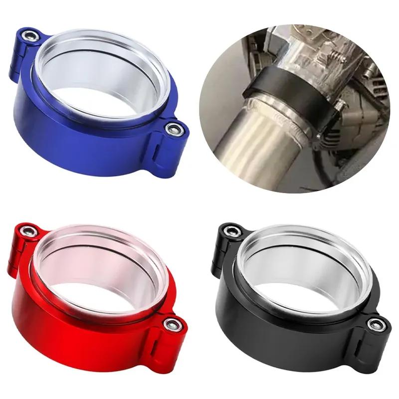 2"/2.5"/3"/4" Aluminum Exhaust HD V-band Clamp w Flange System Assembly Anodized Clamp with Flange Kit For Turbo Intake Pipe
