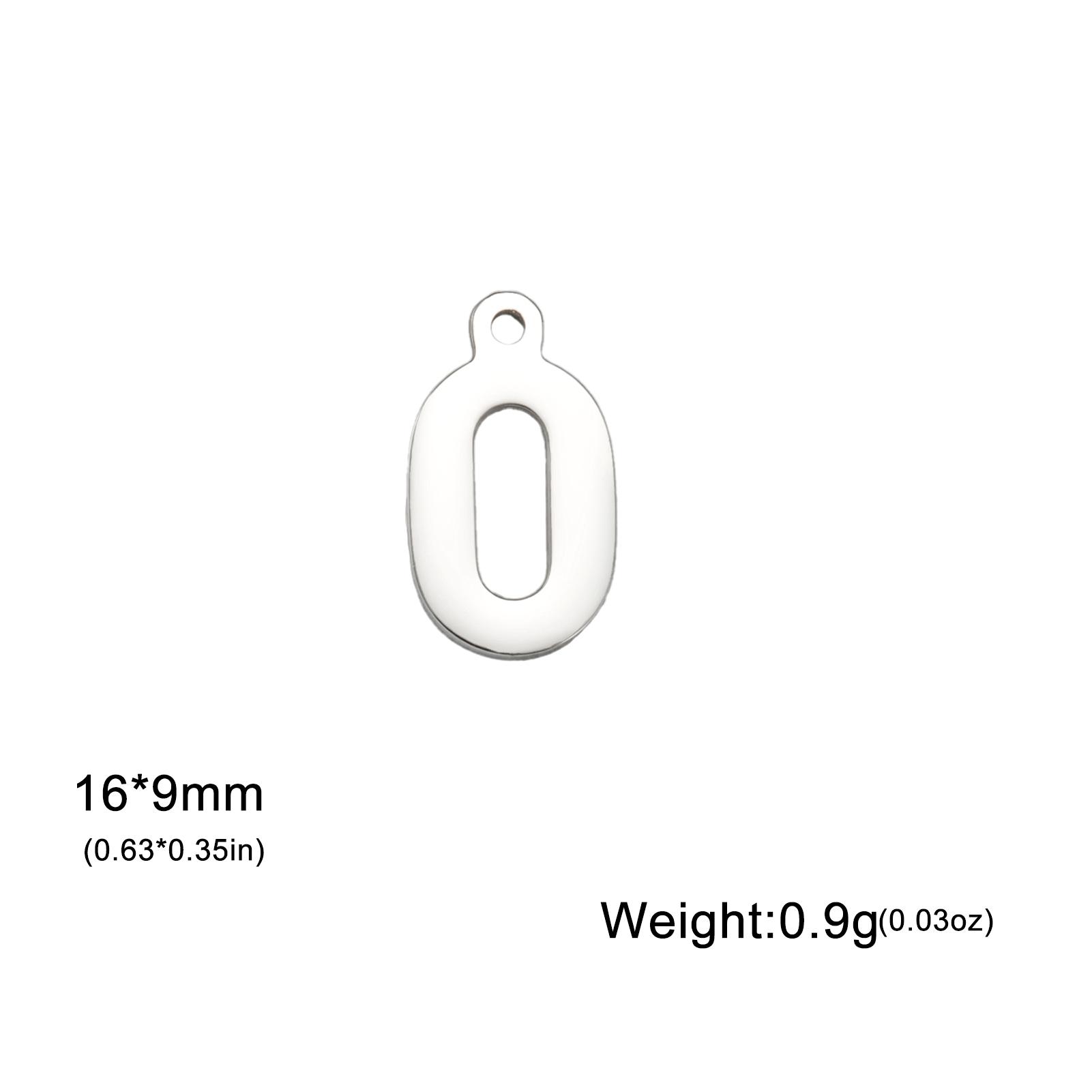 

Teamer 5pcs/lot Number 0-25 Charms Stainless Steel Pendant for DIY Bracelet Necklace Jewelry Making Birthday Numbers Wholesale