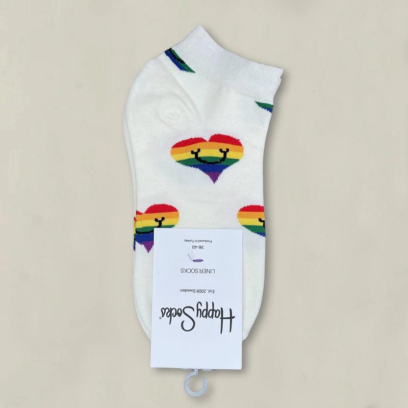 Happy Socks Womens Ankle Cartoon Cute Cotton Low Cut Colorful Casual