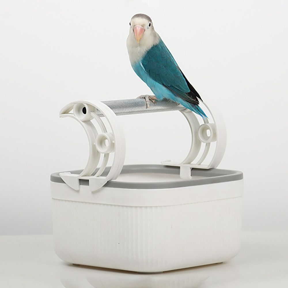 

Non-slip Metal Pole Bird Rest Perch PP+Metal Bird Training Platform Parrots