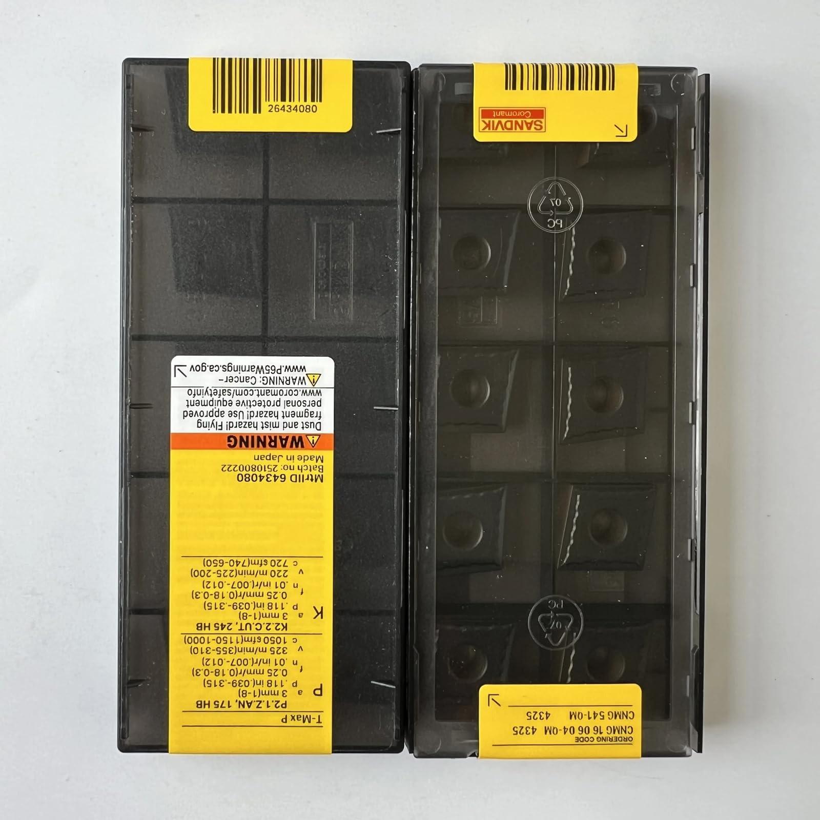 

Original Sandvik / CNMG160604-QM 4325 / CNC lathe carbide blade 10 Pcs