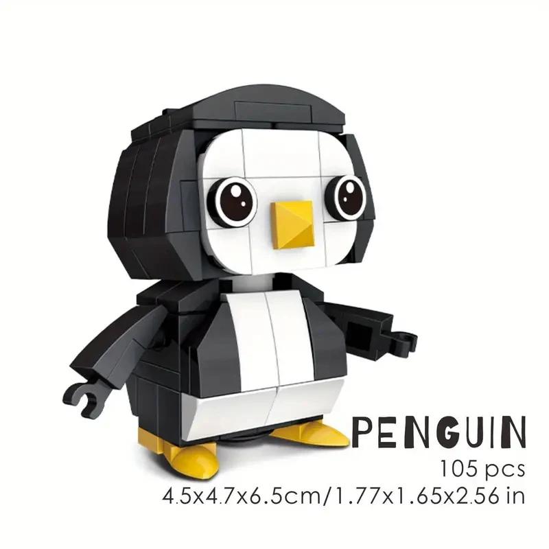 Ensemble de Blocs de Construction Animaux Mignons Collection de Briques à Petites Particules Décoration Amusante Cadeaux Éducatifs pour les Fêtes Pour Adultes