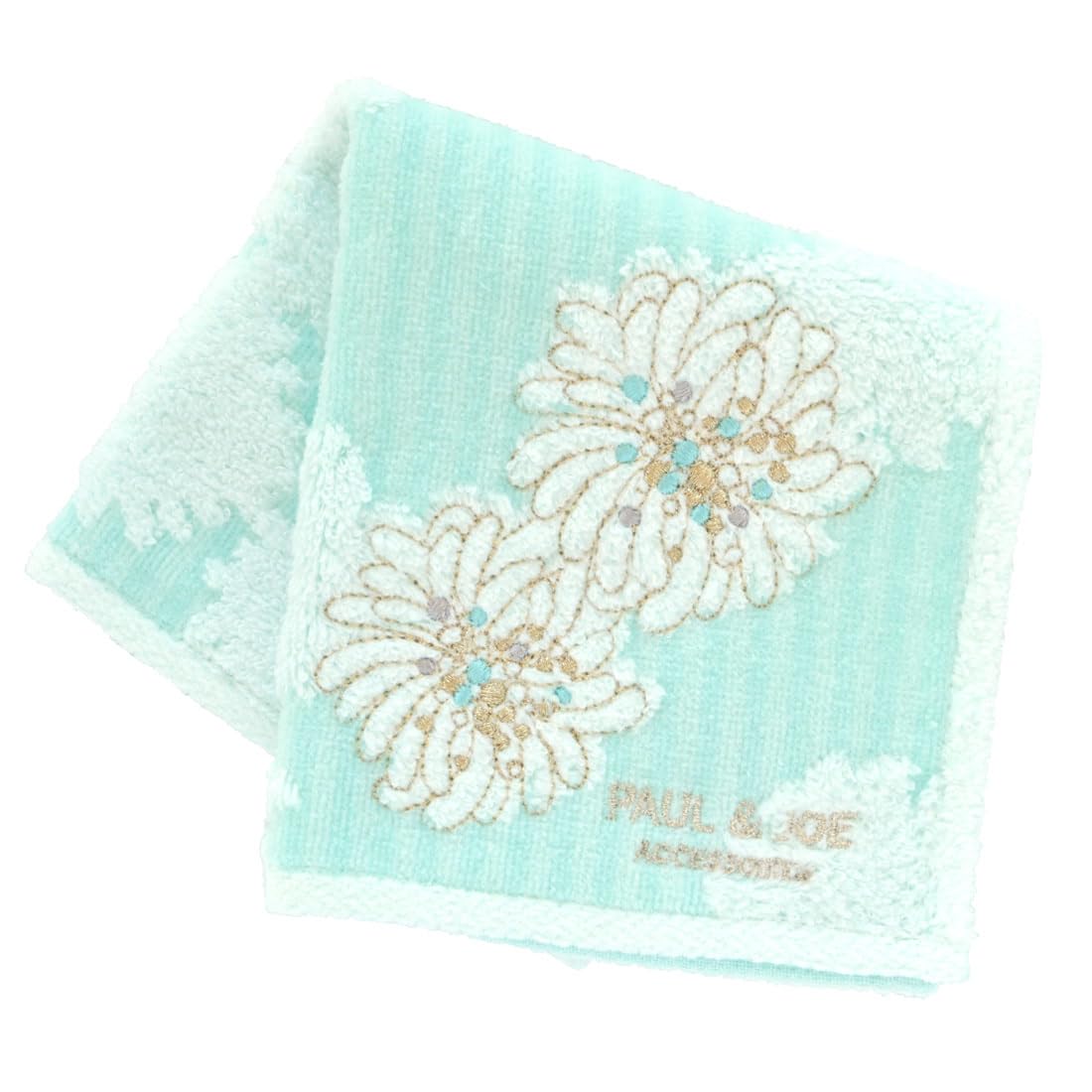 

Paul Joe Chrysanthemum Stripe Handkerchief Hand [PAUL&JOE ACCESSOIRES] & & (Green) Women s Towel, Approx. 25cm, 000287-0006-02