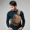 LeafIn Mini Lightweight Canvas Body Available in Two 8596 Backpack, Stylish, Bag, Unisex, Styles, (Khaki B)