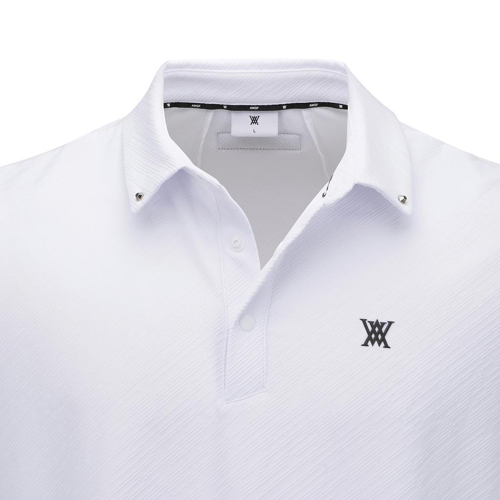 ANEW GOLF Men Hybrid Air Hole T-Shirt_Wh