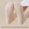 Soft Woolen Children's Thick Winter-spring Style Padded and Thick Warm Short Tube Non-slip Maternity Home Socks for Sleeping and Floor Use