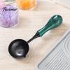 Non Stick Wax Spoon Seal with Ergonomic Handle, Non-Stick Sealing Stamp Melting Spoon, Anti Scalding Warmer for Envelope & Letter Art Crafts Crafting