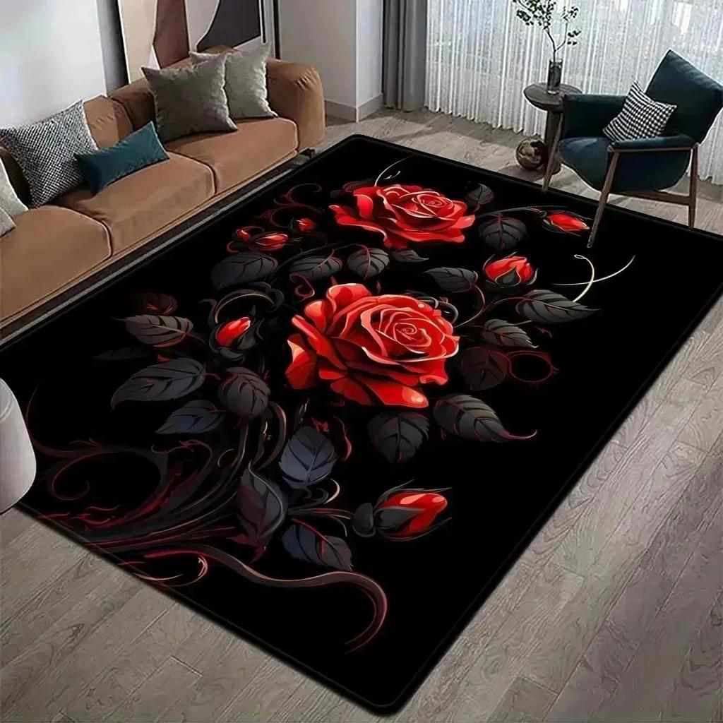 1PC Forest Kitchen Rugs Non-Slip Home Door Mats Pop design Bathroom Rugs Bath Mat Carpet for Home Sink Laundry Decor