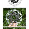RYET Bicycle Brake Rotors 140mm/160mm 6-Bolts&Center-Lock MTB Rotors Road Bike Bicycle Disc Brake Rotors Bicycle Accessories