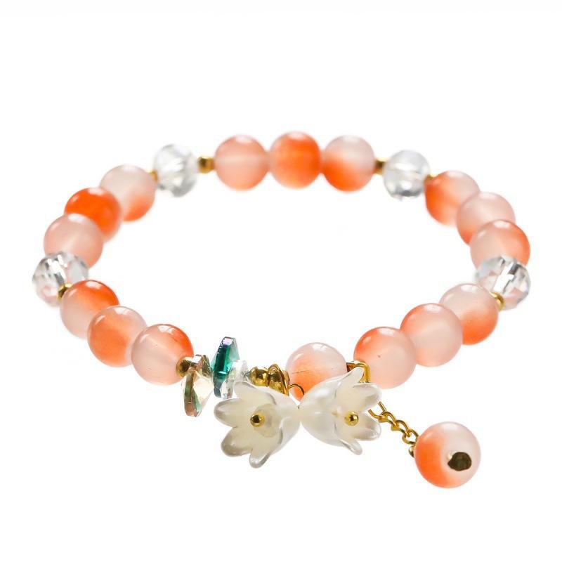 Lily of the Valley Butterfly Bracelet - Multi-Style Beaded Star & Moon Design