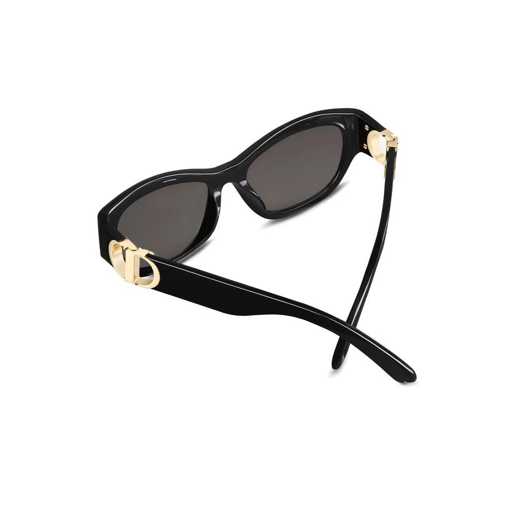 Dior Hollow Logo Irregular Frame Sunglasses Women Sunglasses Black 30MTB5UXR10A0