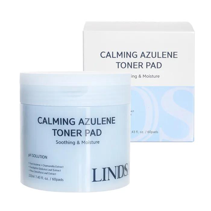 Madecassoside Hydration Ampoule pH Solution Calming Cica Azulene Toner Pads 220ml (60 pads)