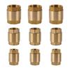 1/2" 3/4" 1" Female Thread Brass Vertical Lift Spring Check Valve One Way Non-return Valve Water Gas Oil Control Devices Valve