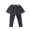 Dudujia Girls' Winter Pleated Skirt Leggings