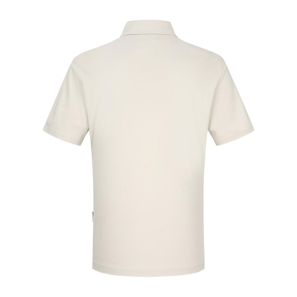 FERRAROMILANO Reversible Interlock Y-Collar T-Shirt L Beige (Am0Eks20851)