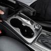 Car Silver Stainless Steel Console Water Cup Holder Frame Cover Trim for Mercedes Benz GLK X204 2008-2015