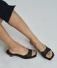 Phase Moon Veil Mesh Summer Wedge Sandals (5Cm)