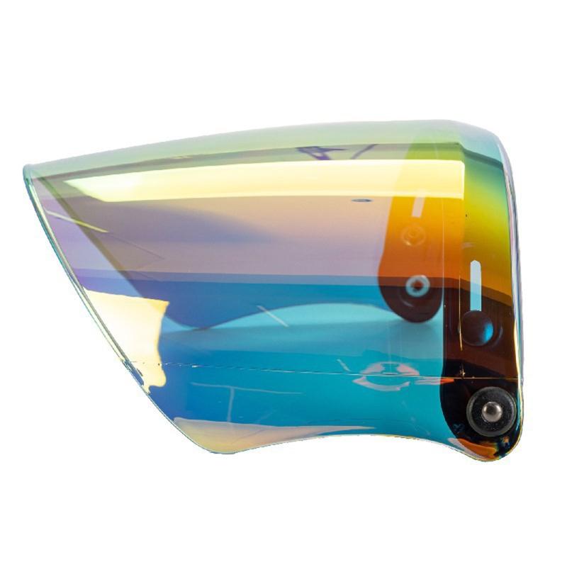 Universal Helmet Bubble Visor Shield 3-Snap Helmet for Peak Lens Odorless Retro