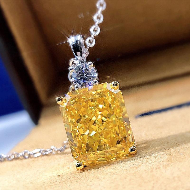 Peng Jin Collana Donna Con Ciondolo A Cuore - Placcata Oro, Argento, Rame, Con Zirconia Cubica, Ipoallergenica, Regalo Per Moglie E Amiche