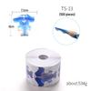 100-Piece French Light Therapy Nail Extension Forms: Butterfly & Horseshoe Designs