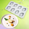 Silicone 8 Cavity Fruit Shape Mousse Cake Mold Set High Temperatures Resistant Dessert Mould Practical Baking Tool