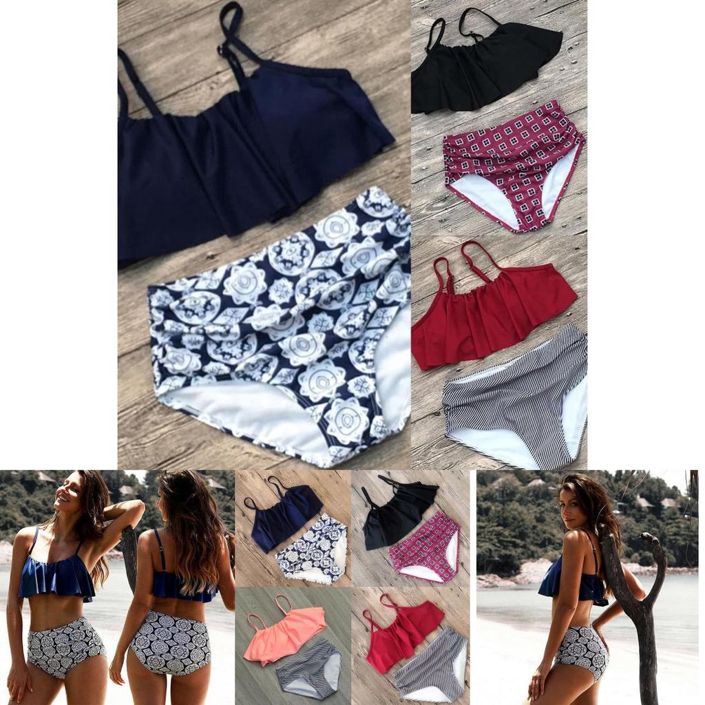 Wysokiej jakości damski komplet bikini bandażowego z biustonoszem push-up z wkładkami dla bezwysiłkowego stylu