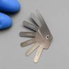 7 Blades Stainless Steel Dental Feeler Gauge Metric Scale Gap Ruler