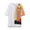 Fashion Style 2024 Summer New Women's Clothes Casual Loose Round Neck Short Sleeve Girl Pattern T-shirt 1165251 250