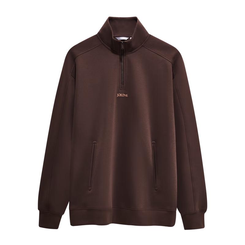 JOEONE Unisex Half-Zip Thermal Sweatshirt
