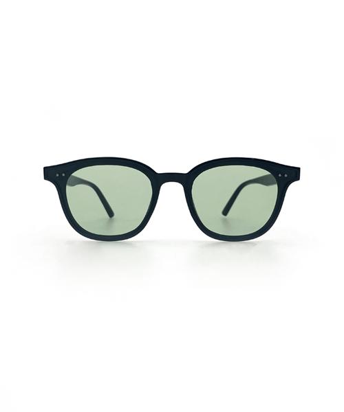 KOLEAT Women Layered Horn-Rimmed Plain Green Tint Uv Protection Sunglasses [Mgagn]