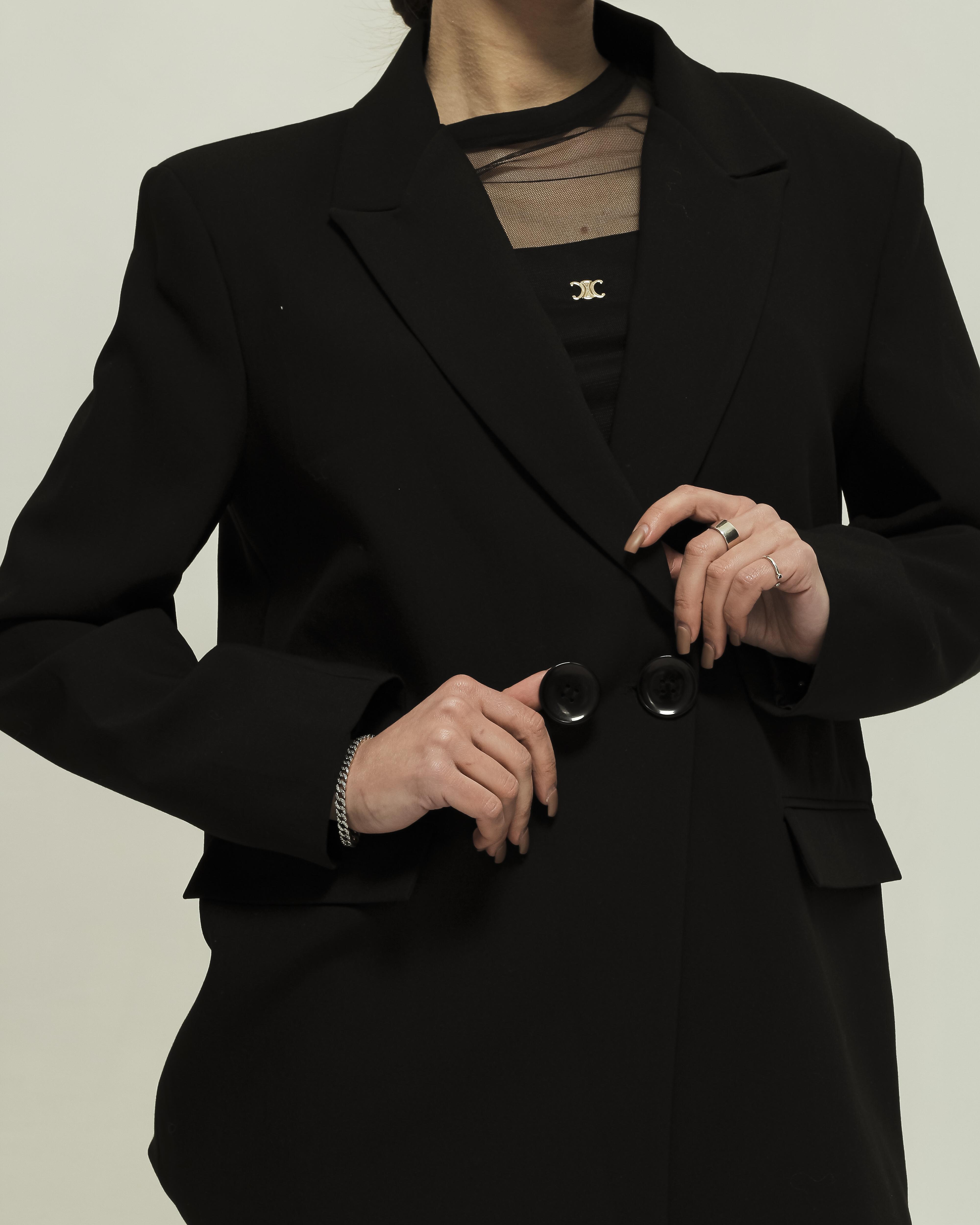 

Жіночий піджак Samsara 1359 36 чорний 42 білий