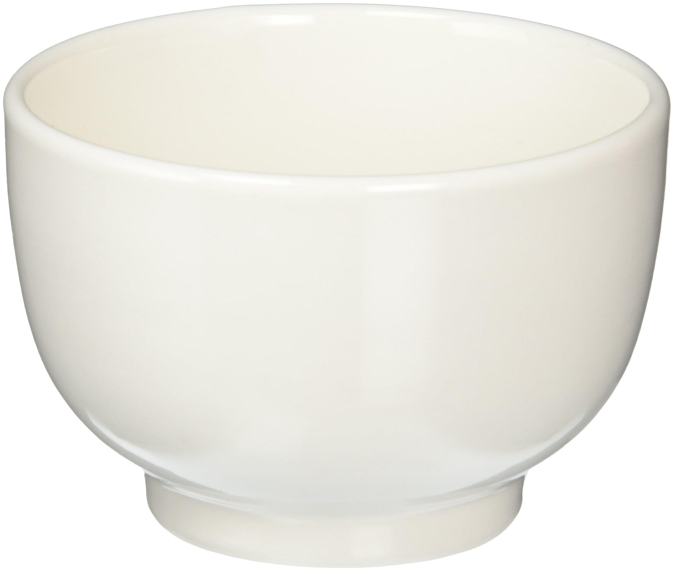 

Shinshu-yaki Soup Bowl, White, Diameter 105 x Height 70mm [Made in Japan Ceramic, Microwave Safe, Far Infrared, Negative Ion]