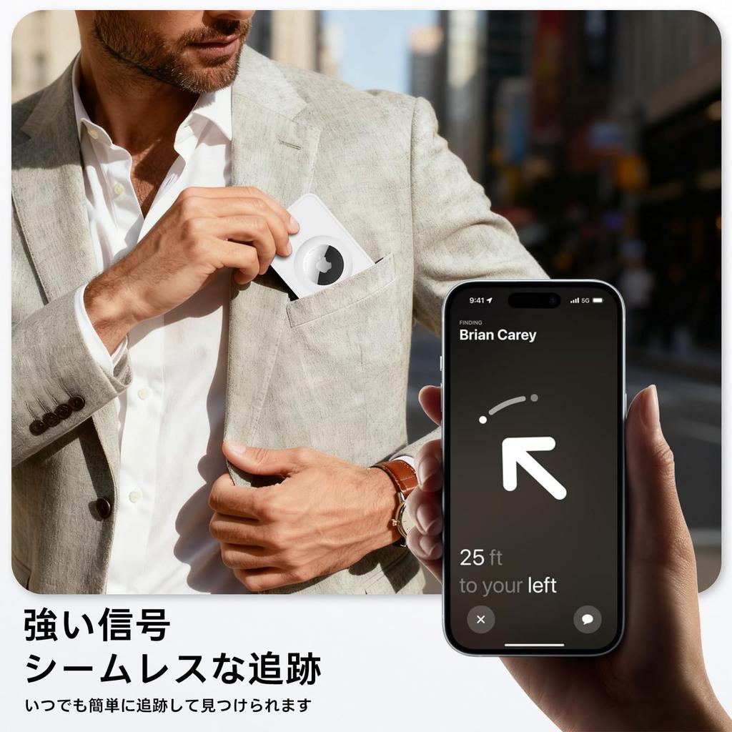 leizhan AirTag Wallet Holder AirTag Card Protector of Compatible with ID and Passport Covers - Ultra-Thin (Set 2) - Wallets, Handbags, Backpacks,