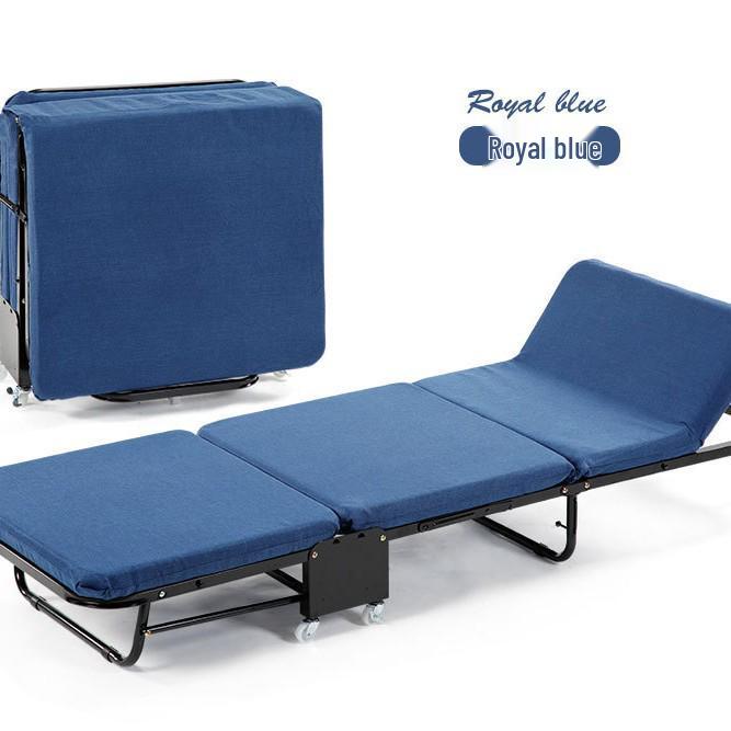 Thickened Sponge Folding Nap Bed - Portable Office, Household, or Hospital Use