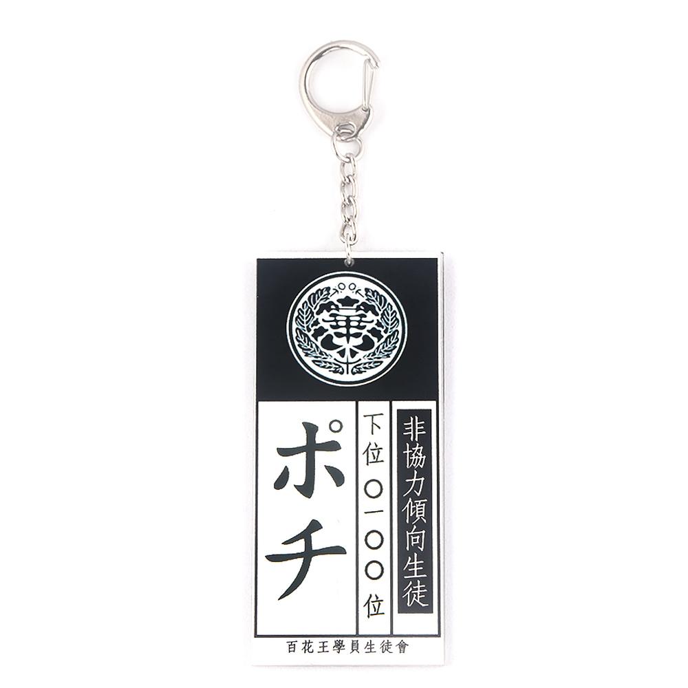 Anime Kakegurui Compulsive Gambler Keychain Anime Character Jabami Yumeko Cosplay Props Pendant Keychain For Women Men Charm