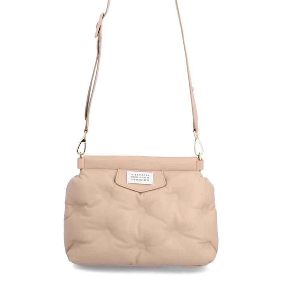 Maison Margiela Digital Signage Calfskin Crossbody Shoulder Bag Women Bags Pink SB1WG0028P4300T4310
