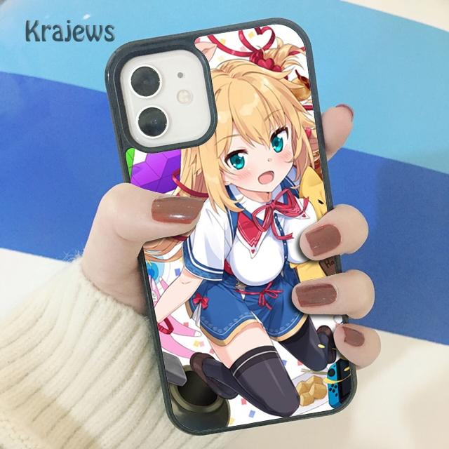 

Мягкий чехол для телефона Krajews Akai Haato Haachama Hololive для iPhone 14 5 SE 6s 7 8 plus XR XS 11 12 13 pro max Samsung S21 S22 Samsung S22ultra