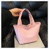 Premium portable women's bags, new women's bags, high-value fashion cosmetic bags, solid color cute mini handbags