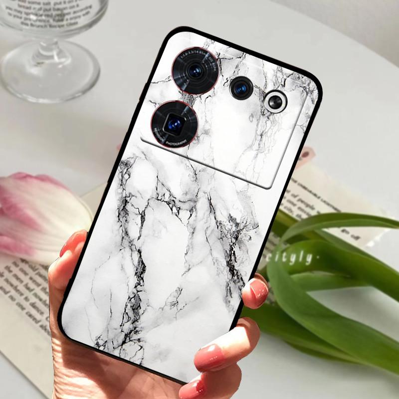 Case For ZTE Nubia Z50 Ultra Case Soft Print Silicone TPU Black Bumper Cover For ZTE Nubia Z60 Ultra Phone Back Coque z50Ultra